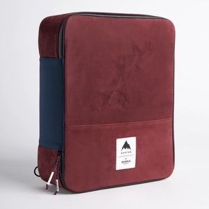 RARE! Burton Snowboards Shinola Detroit Leather Cooler Bag Backpack vintage Jake